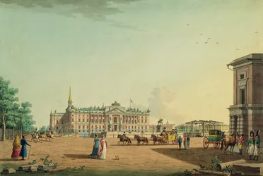 Château Saint-Michel, Saint-Pétersbourg, 1800